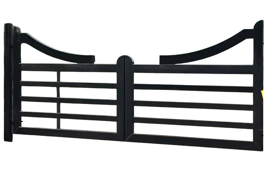 Residential &amp; Ranch Gorgeous &amp; Simple Metal Driveway Gate - Farms Gates | Heavy Duty Entrance Gate| Made in Canada– Model # 875