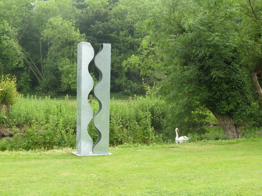 Reverberation Sculpture - Metal Art Decorative Peace | Metal Art Accent - Model # MA1174-Taimco