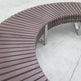 Round Tree Wood Bench for Outdoor Public Street and parks | Model COLL1694-Taimco