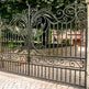 Royal Luxurious Victorian style Steel Driveway Gate | Custom Fabricated Metal Entrance Gate | Made in Canada – Model # 849-Taimco