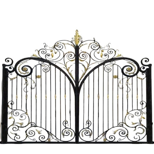 Royal Majestic Luxurious Design Metal Entry Gate | Custom Fabrication Heavy Duty Metal Driveway Gate | Made in Canada – Model # 193