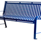 Sleek and Slender Oxford Steel Park Bench | Model MB197-Taimco