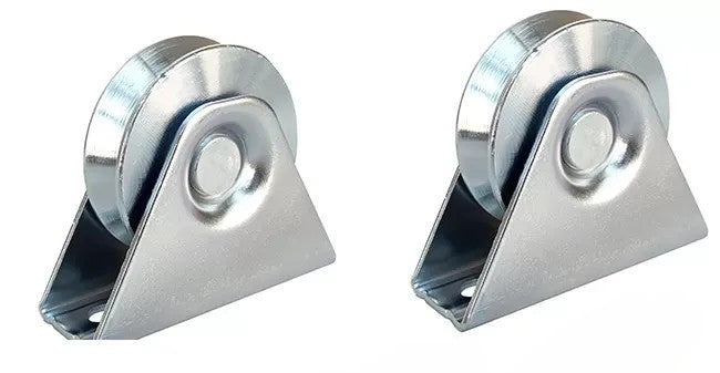 Sliding Gate Wheel with External Bracket Groove Y,V,U | One and Two Bearings | Model # HA ( Pack of 25 )-Taimco