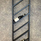 Slim Modern Black Slanted Wine Rack , Metal Wine Rack, Decorative wine Holder, Wall Décor - Made in Canada - Model # MA494-Taimco