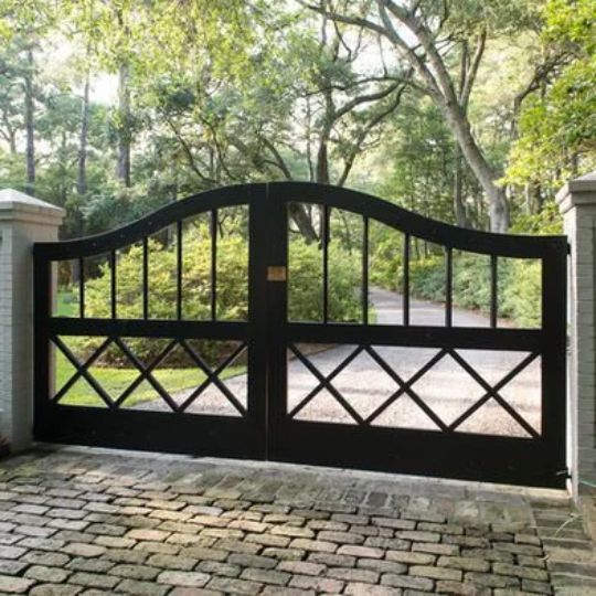 Somerset Steel Driveway Gate | Model # 704-Taimco