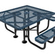 Square ADA Access Steel Picnic Tables | Picnic Table & Seat | Model ADAPT236-Taimco