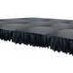 Stage Platform 12X16 Feet Portable and Height Adjustable with Black Stage Skirts Model STA34412X16-Taimco