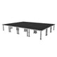 Stage Platform 12X16 Feet Portable and Height Adjustable with Ladder Model STA34812X16-Taimco