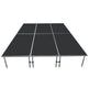 Stage Platform 8X12 Feet Portable and Height Adjustable with Ladder Model STA3498X12-Taimco