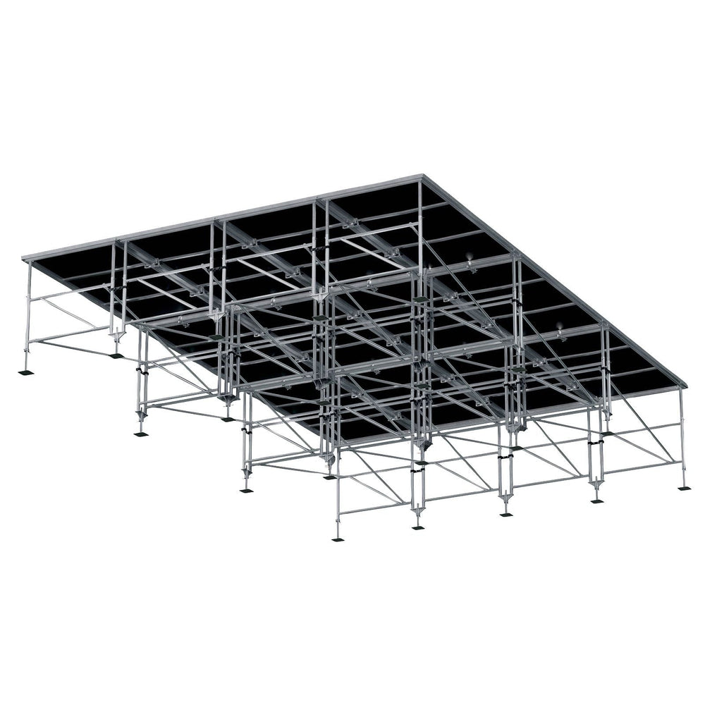 Stage Platform Z Base Frame 16X24 Feet Portable and Height Adjustable Model STA356Z16X24-Taimco