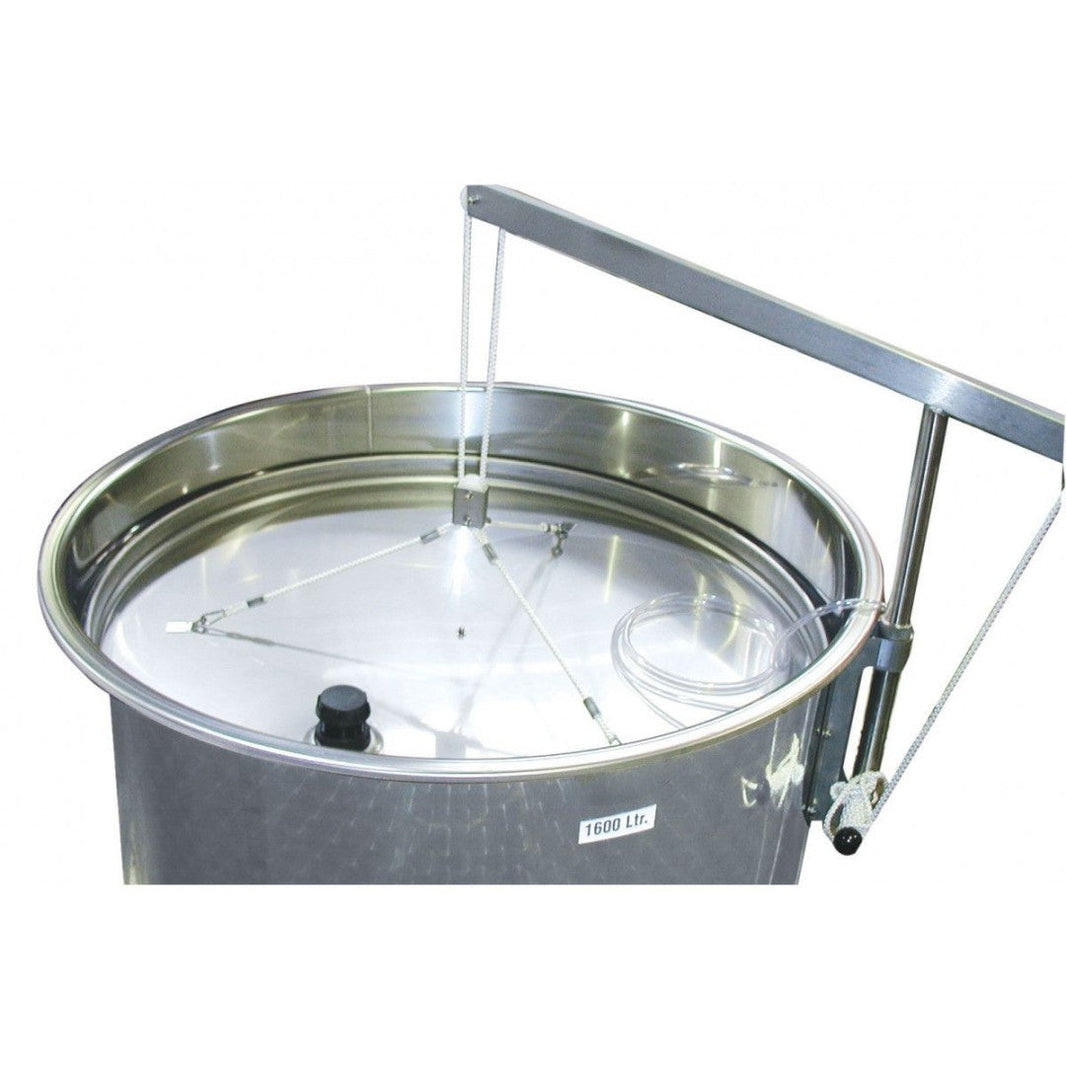 Stainless Steel Variable Capacity Top Open Cylinder Style With Crain Model SST4461-Taimco