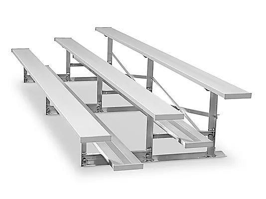 Standard 3 Row Bleachers System - Model BLEC3-Taimco