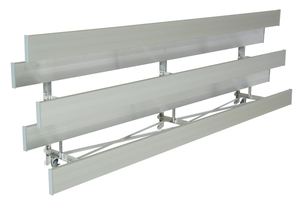 Standard Tip and Roll Aluminum Bleachers System - Model BLECTNR23-Taimco