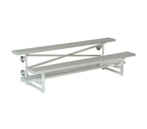 Standard Tip and Roll Aluminum Bleachers System - Model BLECTNR23-Taimco