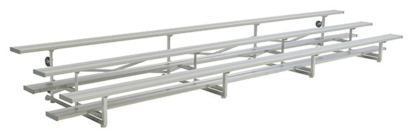 Standard Tip and Roll Aluminum Bleachers System - Model BLECTNR23-Taimco