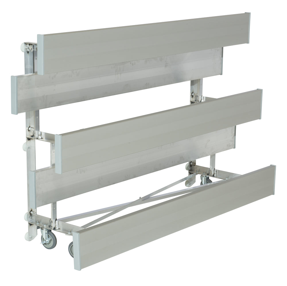 Standard Tip and Roll Aluminum Bleachers System - Model BLECTNR23-Taimco