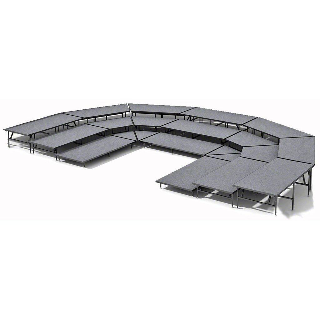 Straight Seated Riser System 3 Tier - 31' Long Model SSRS331