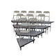 Straight Seated Riser System 4 Tier - 41' Long Model SSRS441-Taimco