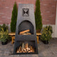 Stunning Trapezoid Design Fire Wood Log Holder | Fire Pit Wood Rack for Indoor &amp; Outdoor Wood Storage | Made in Canada – # WBFP631-Taimco