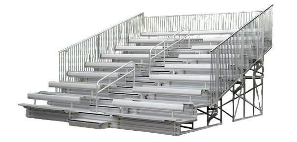 Superior Aluminum Bleacher Series 4 Row System - Model BLECSS4-Taimco