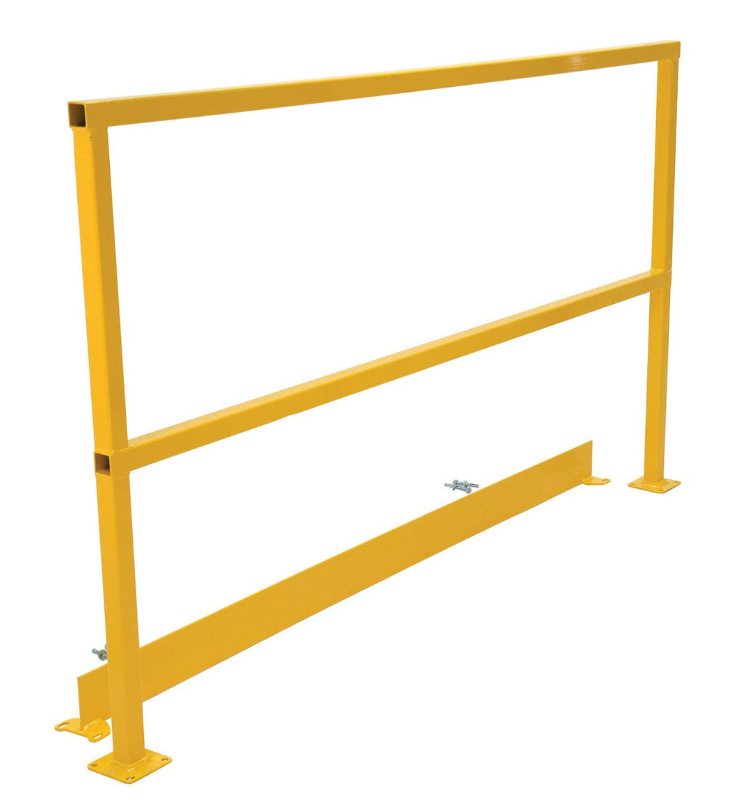 TAIMCO Square Safety Steel Rigid Guard Rail With Toe Board - Made in Canada - Model # P889-Taimco