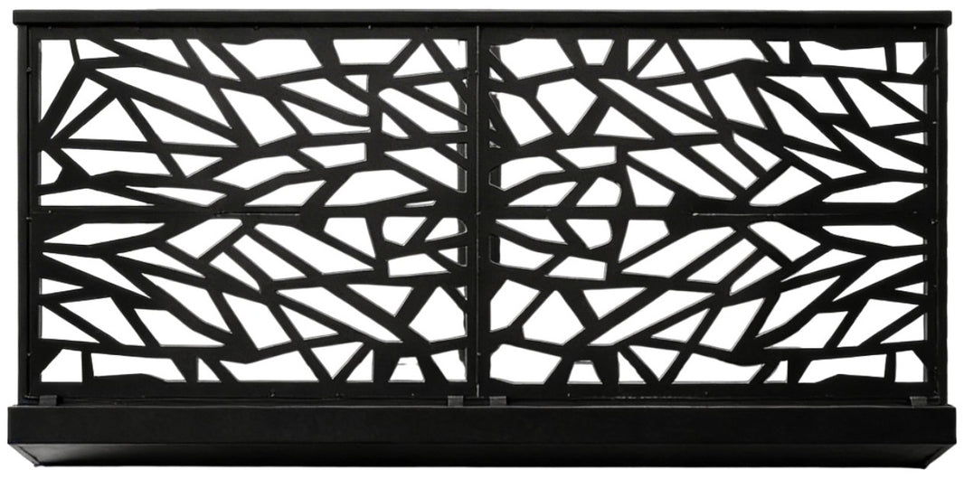 Plasma Cut Mild Steel Apartments Balcony Panels | Railing decorative Balcony Panels | Plasma Modern Design Panels | Made In Canada | Model # DRP988