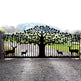 Tree of Life Steel Driveway Gate | Model # 862-Taimco