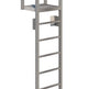 Tubular Rail Low Parapet Access Ladder with Walk Through Rail With Platform | Model # SL1477-Taimco