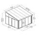 Wall Mounted Sunroom 10' X 10' - Model # SUNR4351-Taimco