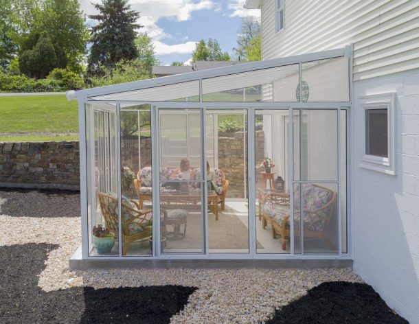 Wall Mounted Sunroom 13' X 14' - Model # SUNR4353-Taimco