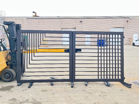 Weavers Loom Steel Driveway Gate | Model # 101-Taimco