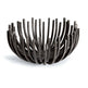 Webbed Bowl Circle | Blackened Iron | Metal Art Decorative Peace | Metal Art Accent | Model # MA1169-Taimco