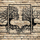 Woman and Man Tree Figures Table | Laser Cut Art | Modern Wall Decor | Made in Canada - Model # WD904-Taimco