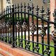 Wrought Iron all Top & Garden Railing - Wrought Iron Fence | Heavy Duty Metal Fence | Made in Canada – Model # FP925-Taimco