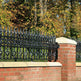 Wrought Iron all Top & Garden Railing - Wrought Iron Fence | Heavy Duty Metal Fence | Made in Canada – Model # FP930-Taimco