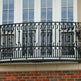Wrought Iron Balcony Railing Aphrodite Juliet Design - Railing Balcony Panels - Decorative Heritage Style Rail - Made in Canada - Model # DRP975-Taimco