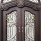 Wrought Iron Door | Arched Top With kickplate | Model # IWD 1020-Taimco