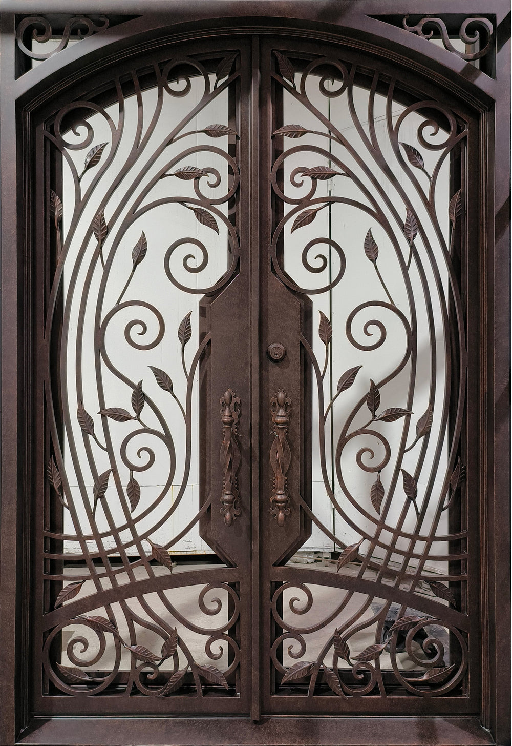 Wrought Iron Door | Square Top With Kickplate | Model # IWD 1009-Taimco