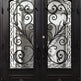 Wrought Iron Door | Square Top With kickplate | Model # IWD 1011-Taimco