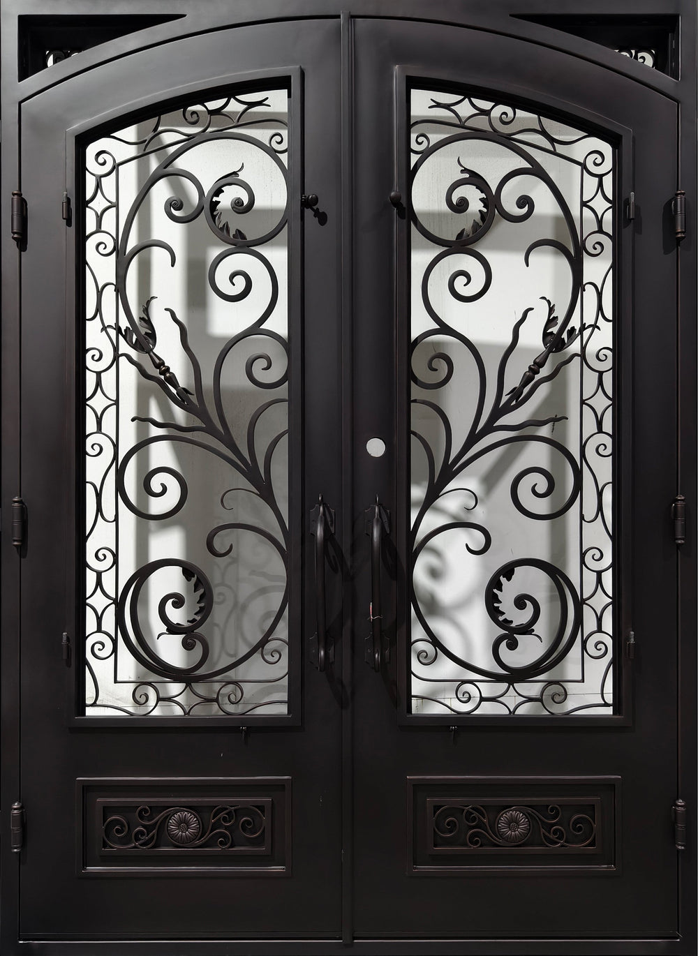 Wrought Iron Door | Square Top With kickplate | Model # IWD 1011-Taimco