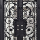 Wrought Iron Door | Square Top With Kickplate | Model # IWD 1012-Taimco