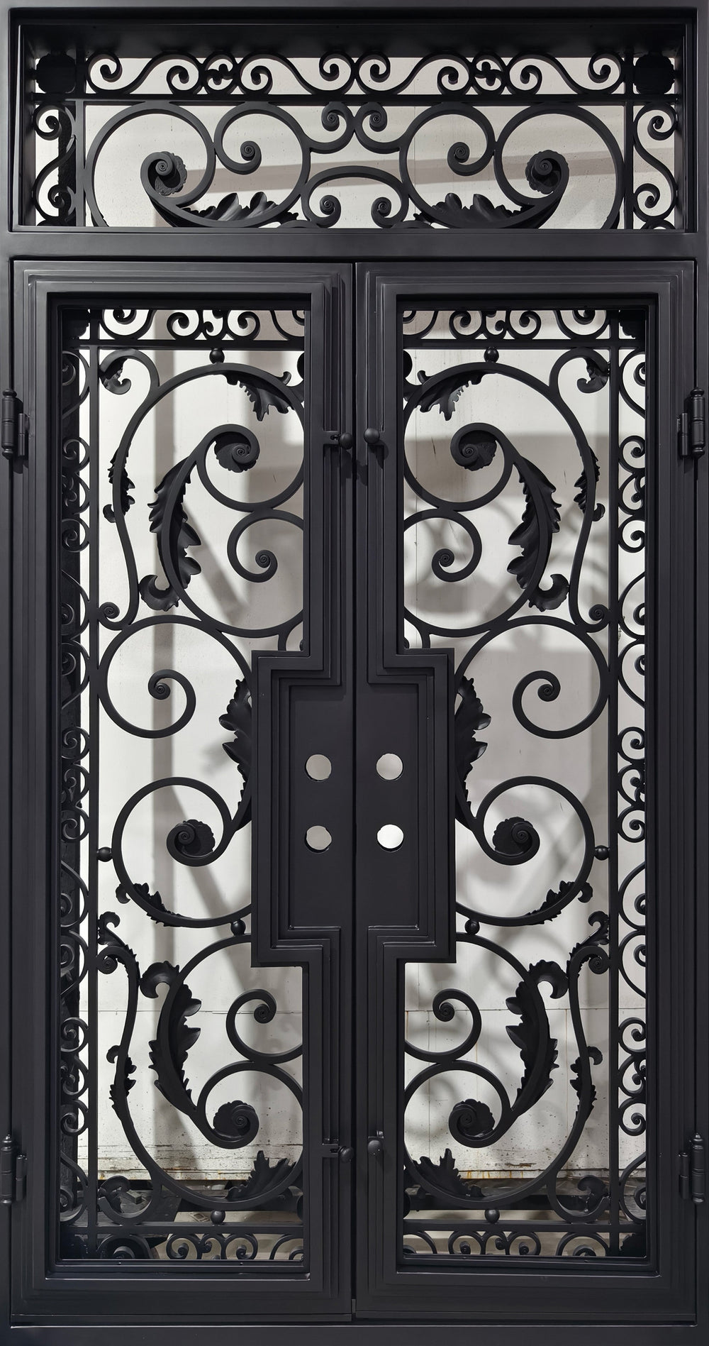 Wrought Iron Door | Square Top With Kickplate | Model # IWD 1012-Taimco