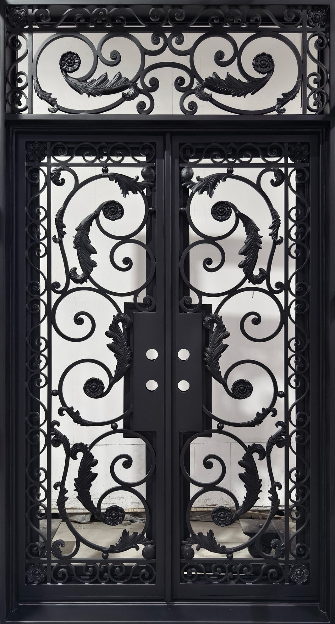 Wrought Iron Door | Square Top With Kickplate | Model # IWD 1012-Taimco