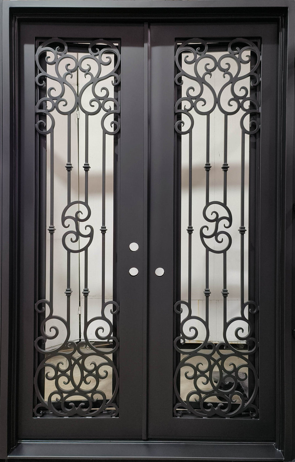 Wrought Iron Door | Square Top With kickplate | Model # IWD 1050-Taimco