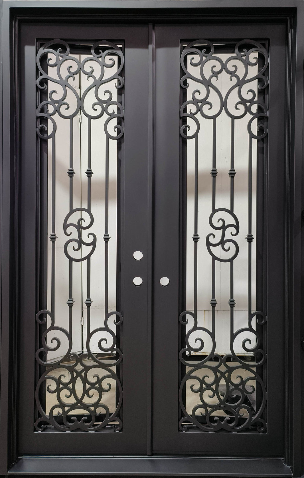 Wrought Iron Door | Square Top With kickplate | Model # IWD 1050-Taimco