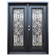 Wrought Iron Door | Square Top With kickplate | Model # IWD 962-Taimco