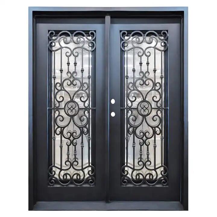 Wrought Iron Door | Square Top With kickplate | Model # IWD 962-Taimco