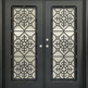 Wrought Iron Door | Square Top With kickplate | Model # IWD 966-Taimco