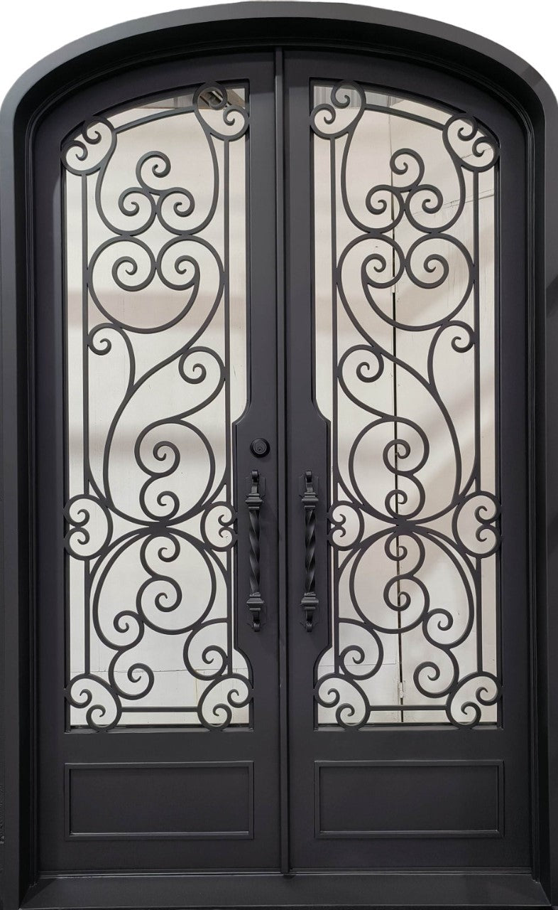 Wrought Iron Door | Square Top With kickplate | Model # IWD 985-Taimco