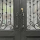 Wrought Iron Double Swing Front Door | Arched Top | Model # IWD 964-Taimco